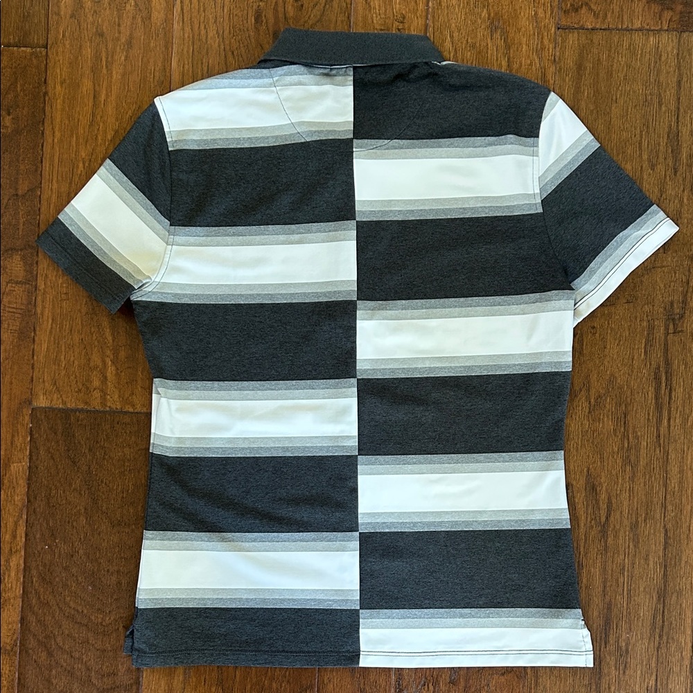 G/FORE Women’s Offset Gradient Stripe Tech Polo NWOT Size Small - Picture 8 of 14